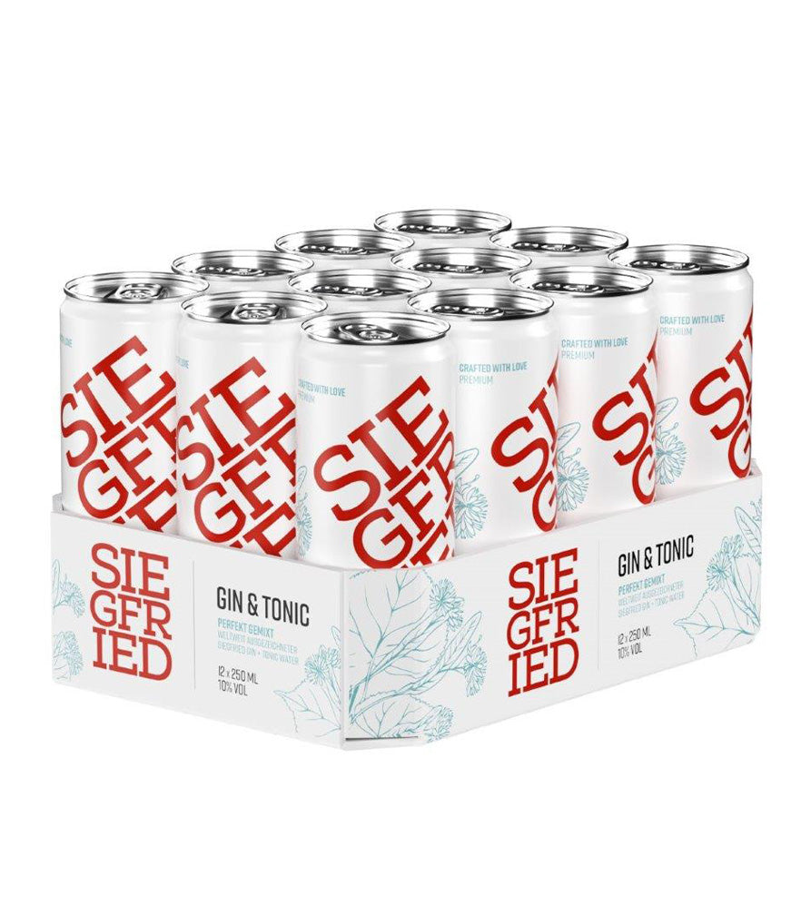 Siegfried Rheinland Dry Gin Dose Tray 12 x 0,25l