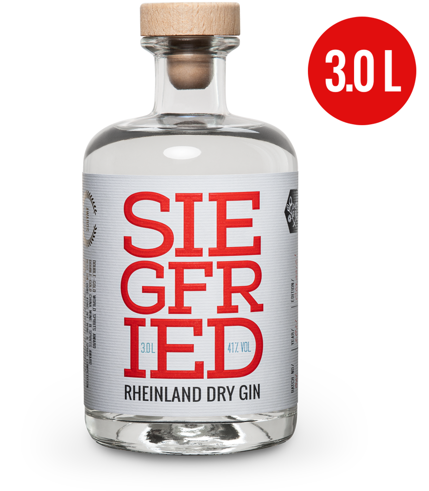 Siegfried Rheinland Dry Gin "BIGGIE" 3,0L