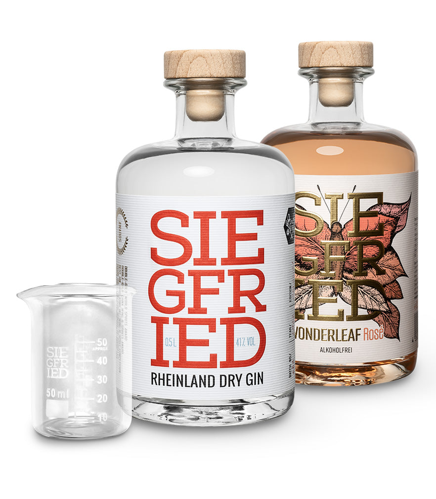 2 Flaschen nach Wahl + gratis Meßbecher