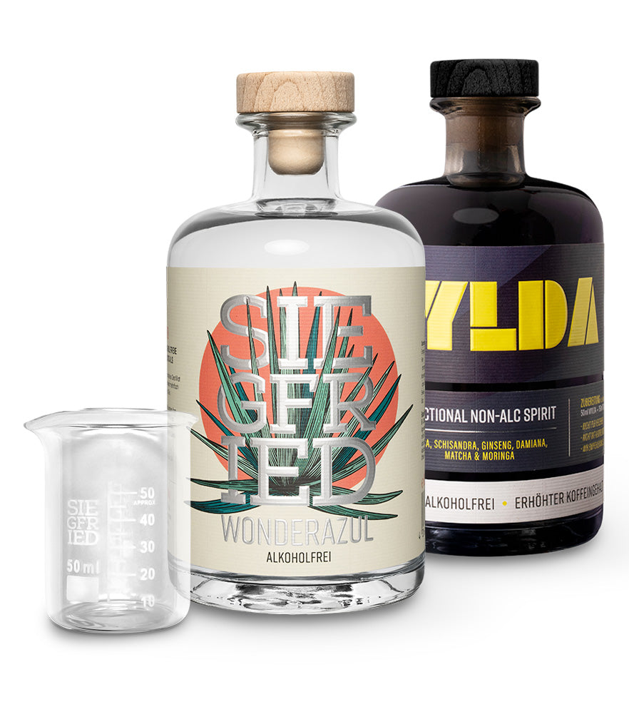 2 Flaschen nach Wahl + gratis Meßbecher