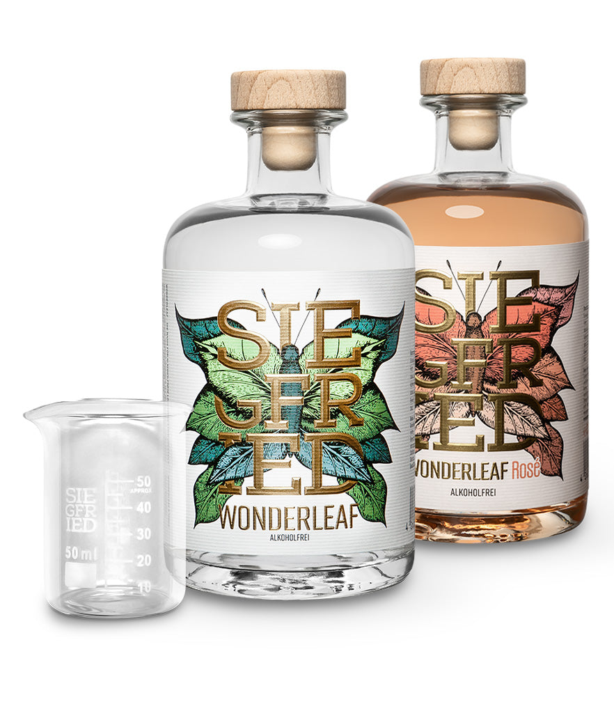 2 Flaschen nach Wahl + gratis Meßbecher