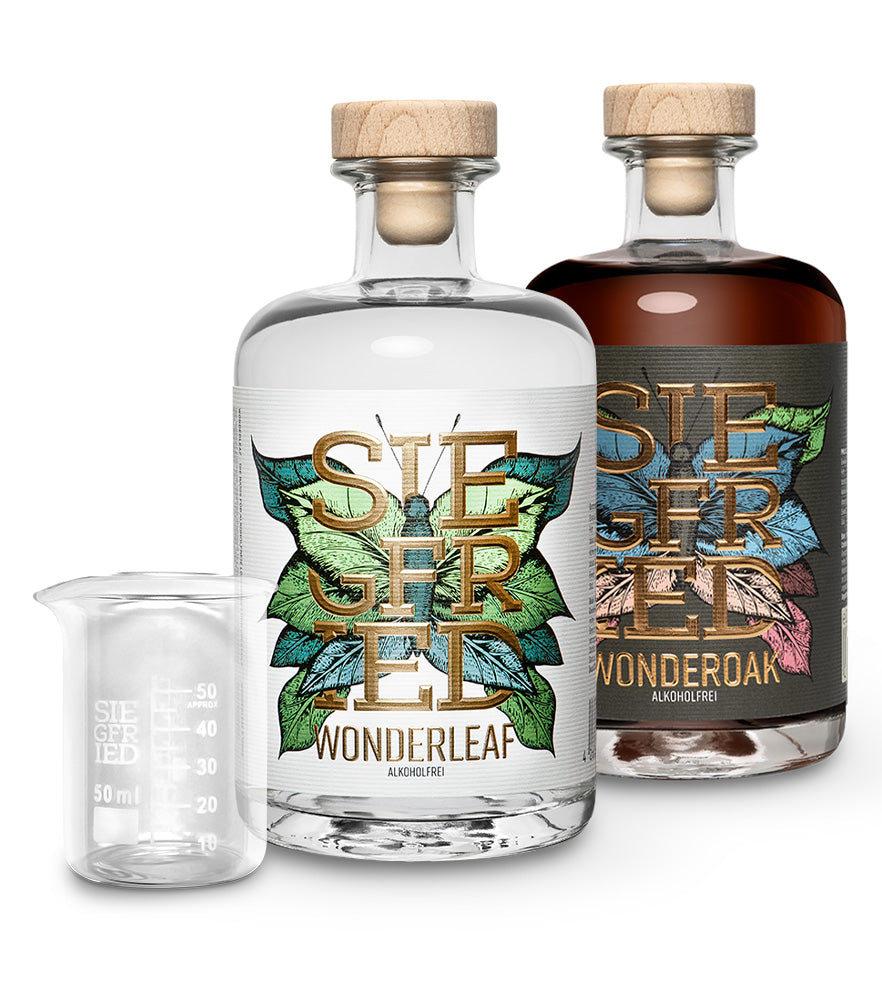 2 Flaschen nach Wahl + gratis Meßbecher