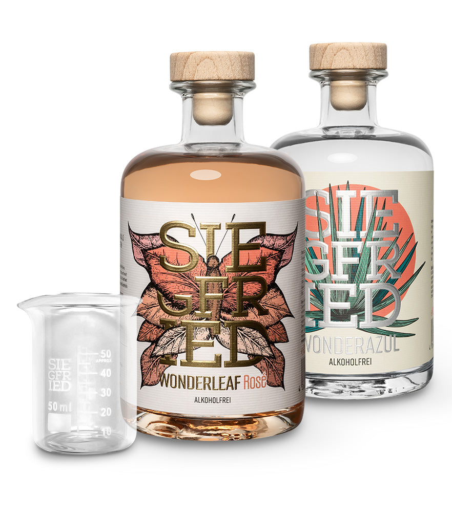 2 Flaschen nach Wahl + gratis Meßbecher