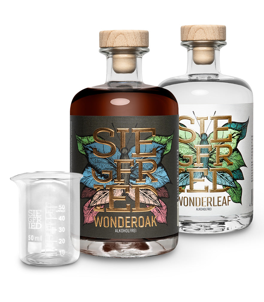 2 Flaschen nach Wahl + gratis Meßbecher