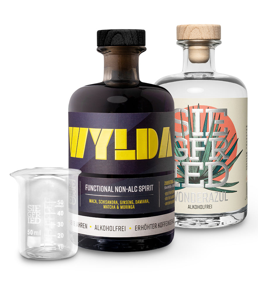 2 Flaschen nach Wahl + gratis Meßbecher