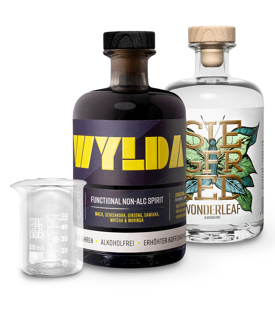 2 Flaschen nach Wahl + gratis Meßbecher